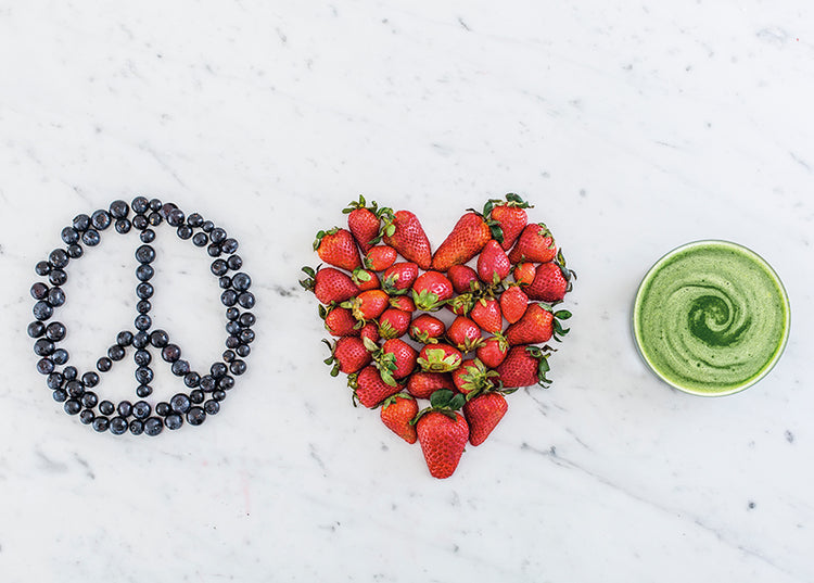 Paz, amor y jugo verde