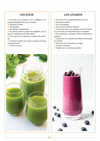 Jugos y licuados Zumos y batidos para cambiar tu vida