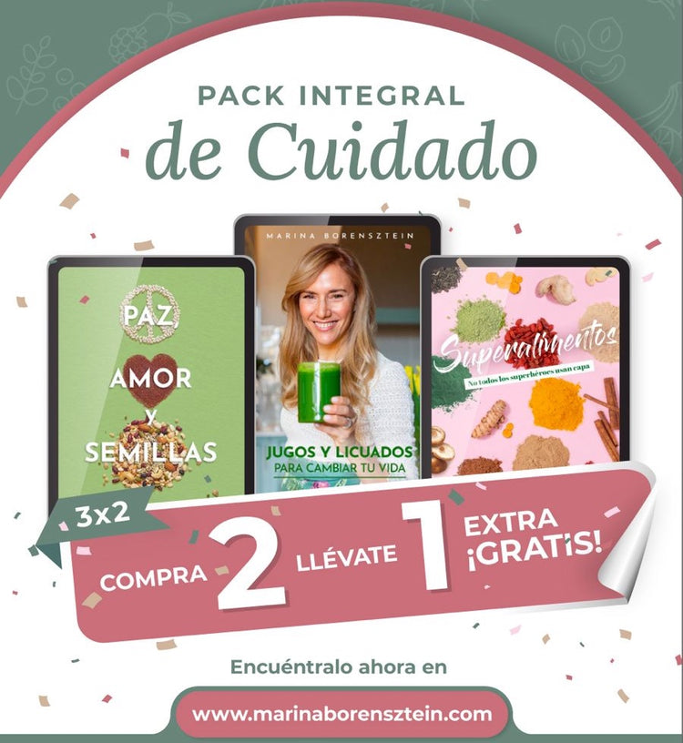 Pack integral de autocuidado ¡3 libros al precio de dos!